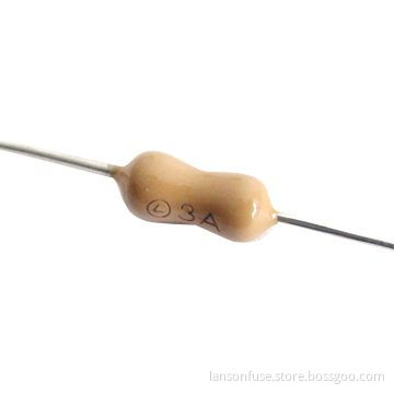 Ceramic Fuse with Time/Lag, 100 to 6.3A Current and 125 to 250V Voltages, Measures 3 x 7mm